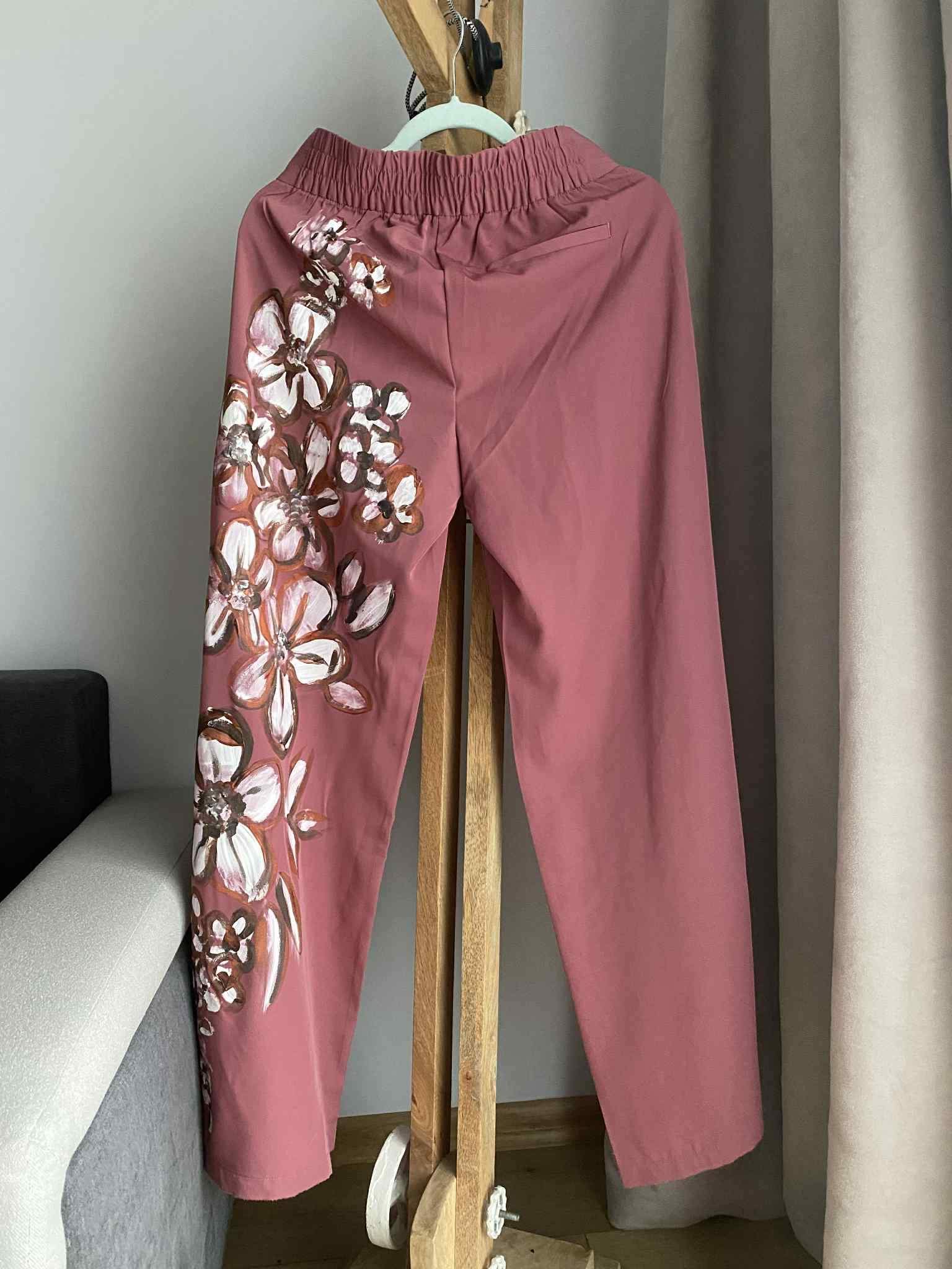 Spodnie Rustykalna Malina 1