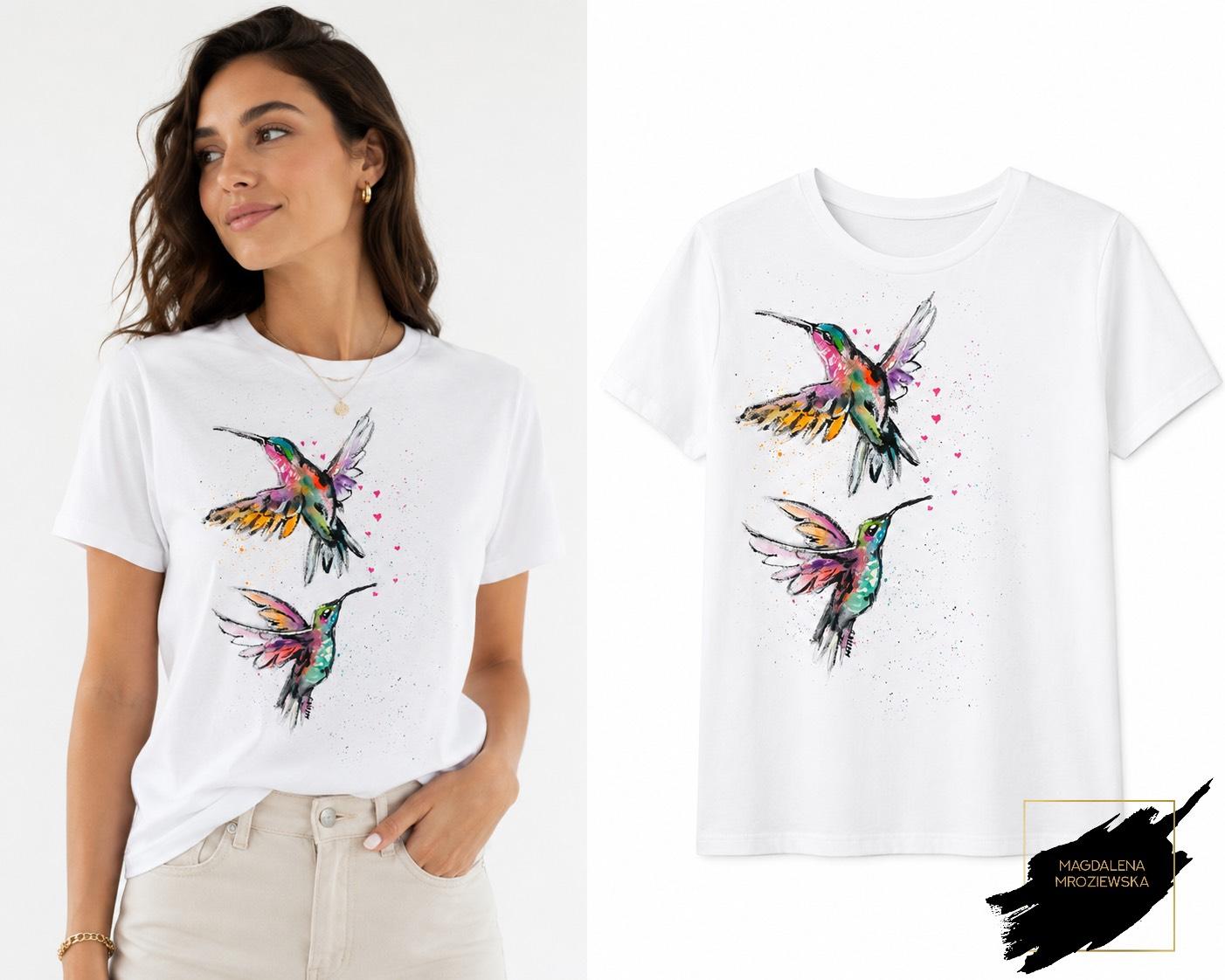Bluzka "Taniec kolibrów" M/L 0