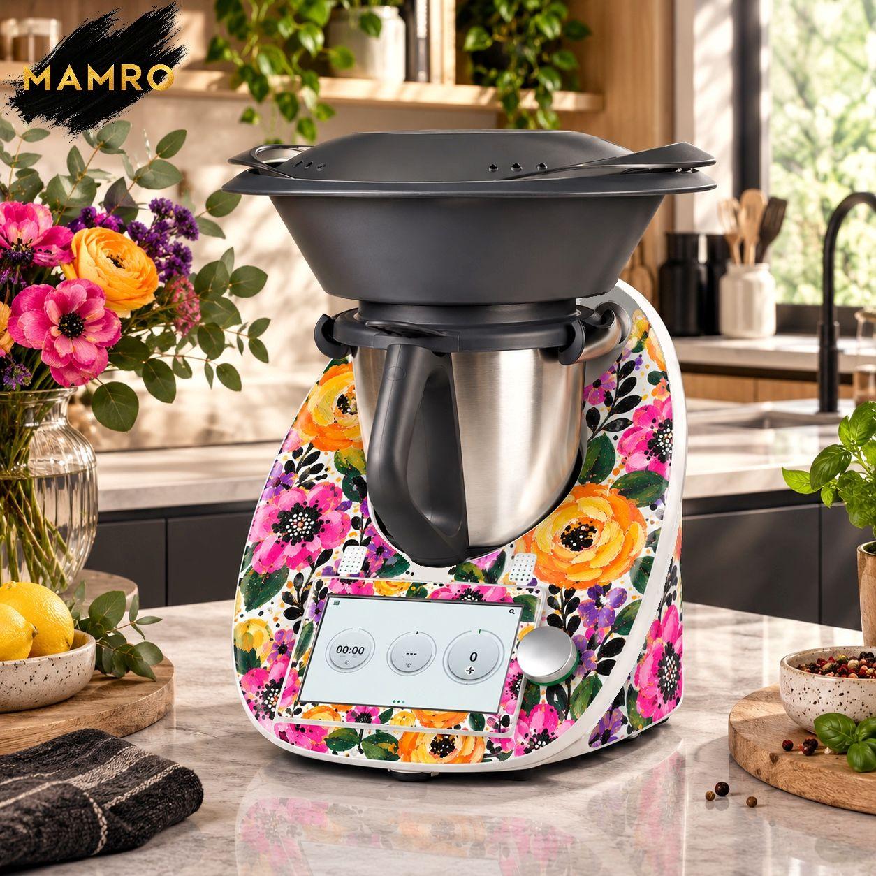 MAMRO BODY for THERMOMIX ABSTRACT FLOWERS dla TM6 0