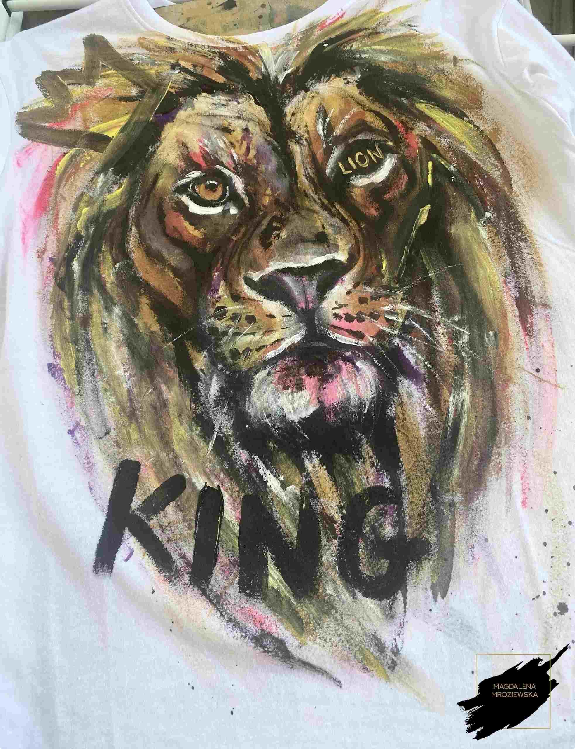 Koszulka oversize unisex KING LION 1