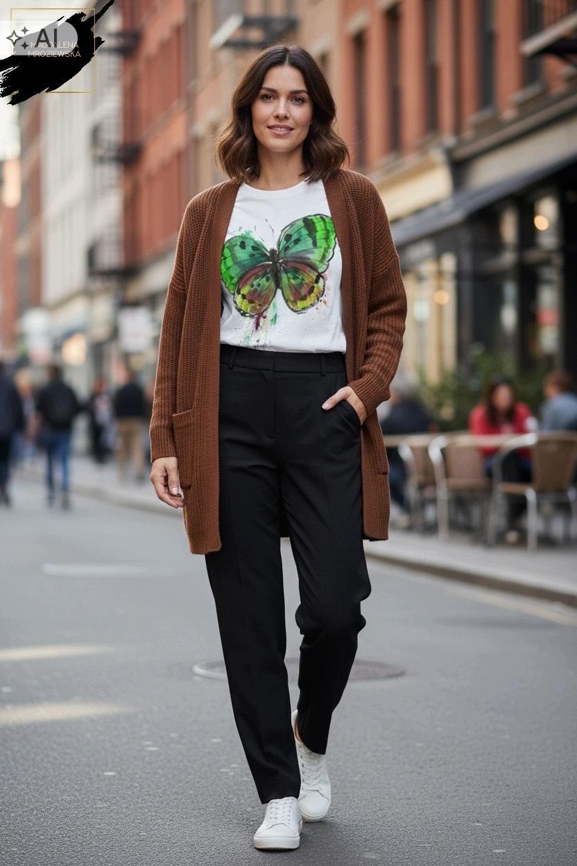 Koszulka oversize CITRON BUTTERFLY 0