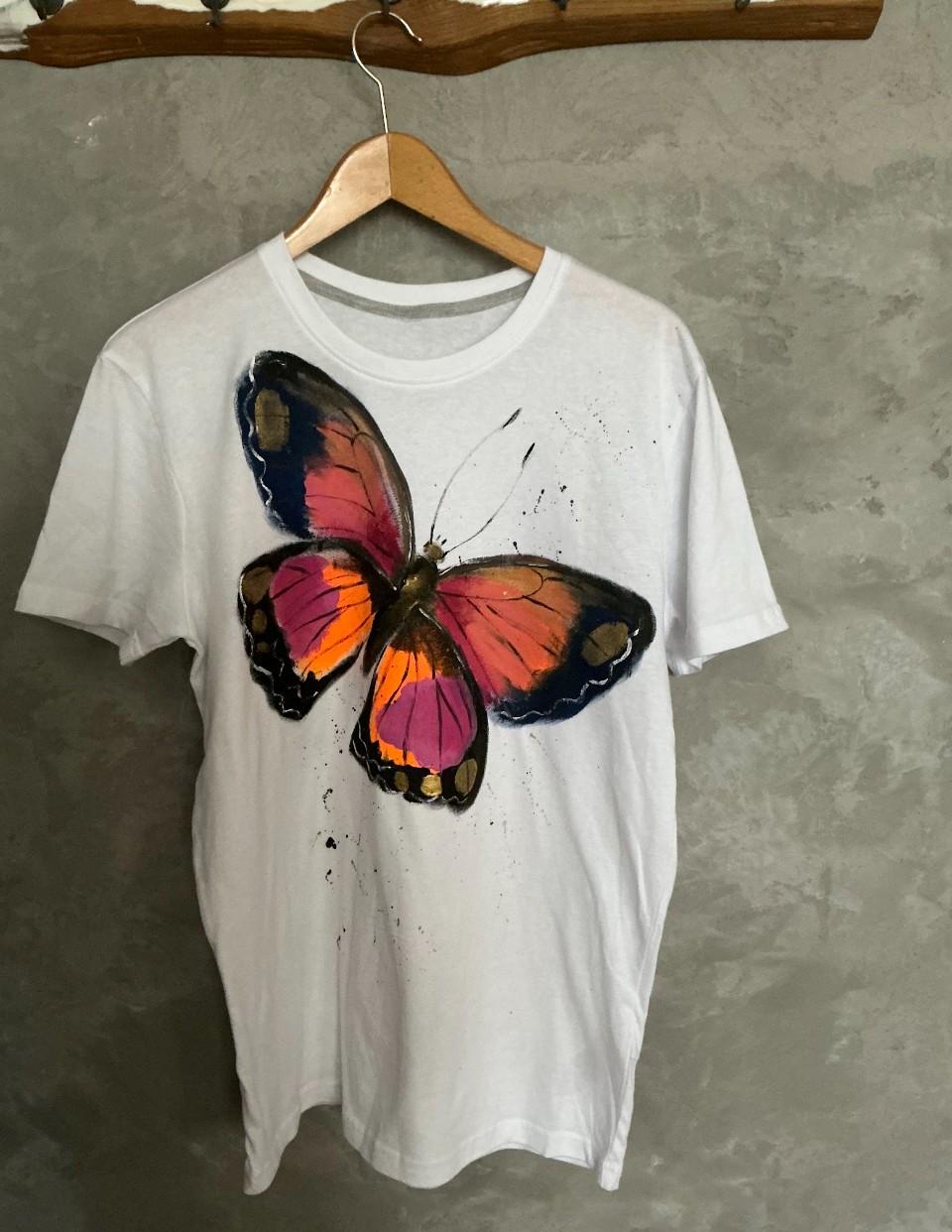 Koszulka oversize CHERRIES BUTTERFLY 1