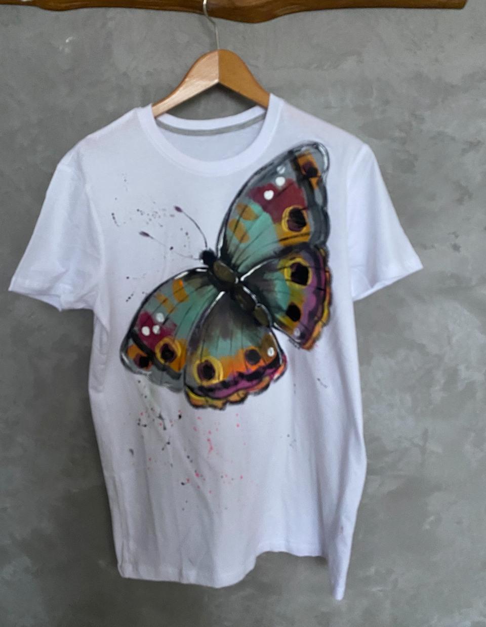 Koszulka oversize MINT BUTTERFLY 1